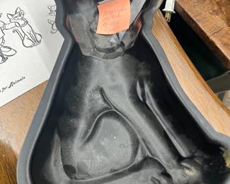 Miley Cirus signed dog cake mold! lol!