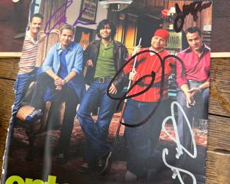 "Entourage" cast signed DVD.