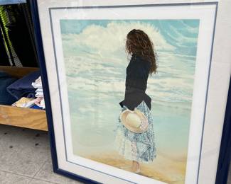 Susan Rios nicely framed art.. Just$125.00!