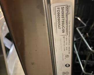 $325 -- Bosch dishwasher MFG 2016. Originally cost $1,300. Two available.