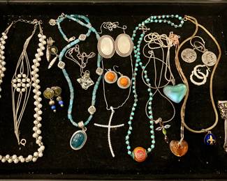 Vintage sterling silver jewelry 