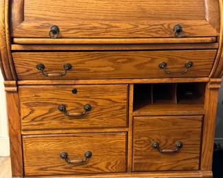 Vintage roll top desk