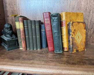 Vintage antique books and bibles 