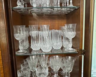Crystal stemware 