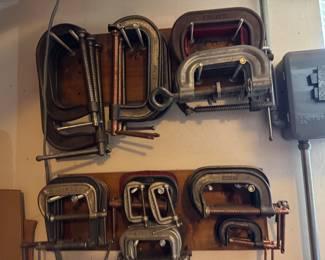 Large C clamp collection 