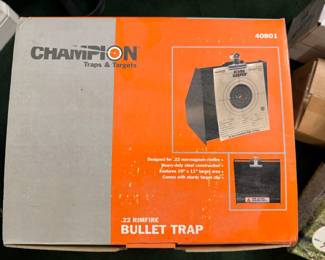 Champion bullet trap and target 