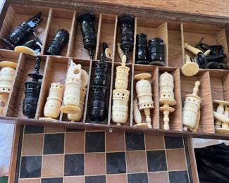 Vintage chess set