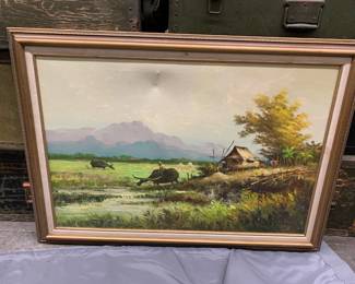 VIETNAMESE COUNTRYSIDE PAINTING