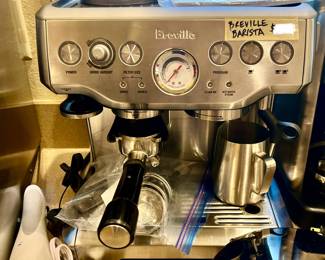 BREVILLE BARISTA MACHINE.
