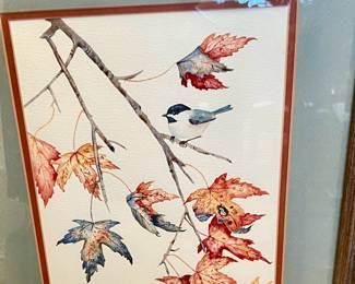 Fall leaves water color. Jessie Short.
