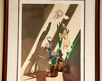 "Iris in Brown Bottles" by J. Price