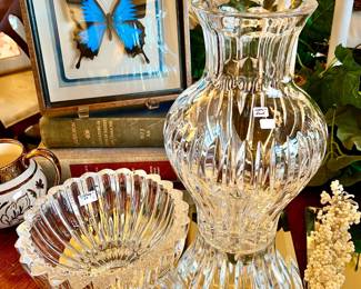 TIFFANY & CO AND WATERFORD CRYSTAL.  LOVE THE BUTTERFLY!