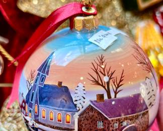 NE'QWA ART CHRISTMAS ORNAMENTS.  WE HAVE ABOUT 6 TOTAL.