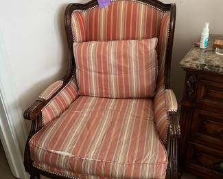 Upholstered vintage chair