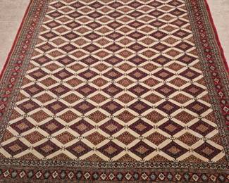 Persian antique rug from Iran by Nomadic tribes in good condition overall. 8'4" x 7'4" (aprox)