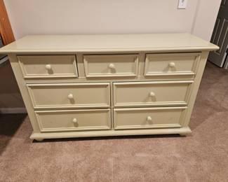Stanley "Young America" mint green dresser
