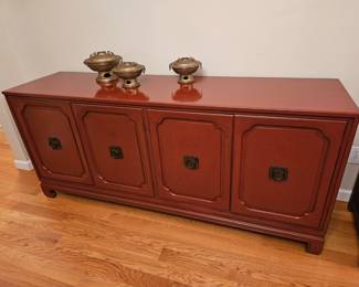 71.6" x 19" x 31.6"  Buffet by Davis Cab. Co. Nashville, TN. 