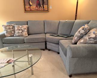 Vintage Teal Sectional