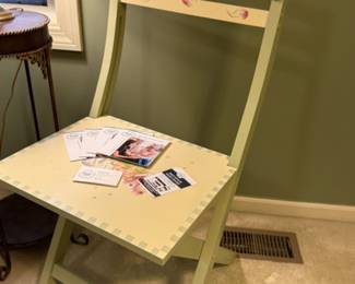 Painted Folding Chair