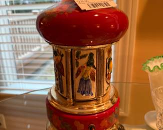 Reuge Lipstick Carousel Music Box
