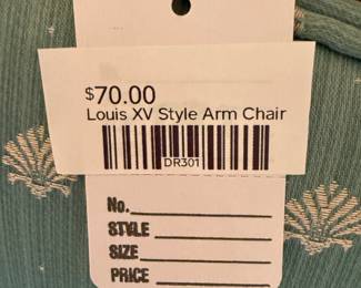 Louis XV Style Arm Chair