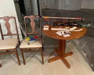 Chairs, Oak Table