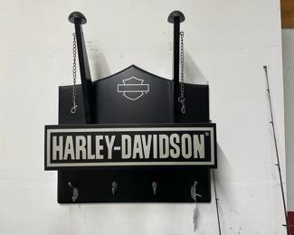 Harley Davidson Helmet/Jacket Rack