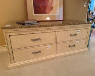 Drexel Heritage Granite Top Cabinet, Sundance I by Doug Ianz