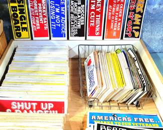 1980's NOS Bumper Stickers