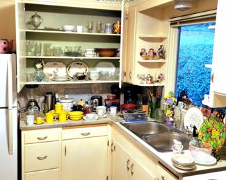 Kitchen full of new & vintage items
