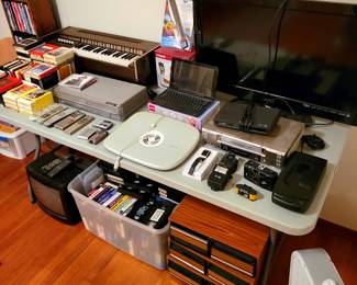 Electronics, Organ, VHS Storage, 8 Tracks