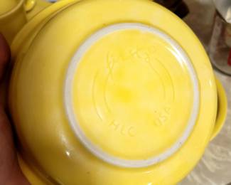 Yellow Fiestaware