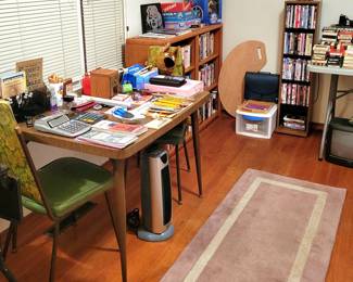 Vintage Books, VHS, DVD's, Office Supplies, Etc