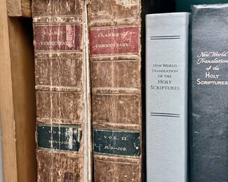 Clark’s Commentary Set & New World translation of the Holy Scriptures 