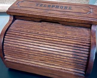 Roll-top Executive Desk Phone / Western Elec. MCM