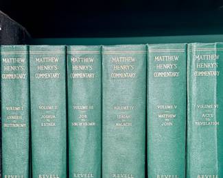 Matthew Henry’s Commentary Set