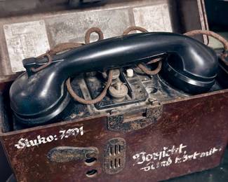 German WW2 Field Phone c1942
 Bakelite box