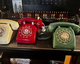 Rotary Phones & The Telephone Switchboard from the Old Medford Hotel that was across from the Old Medford Library on Main St
