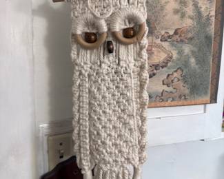 MCM Macrame Owl