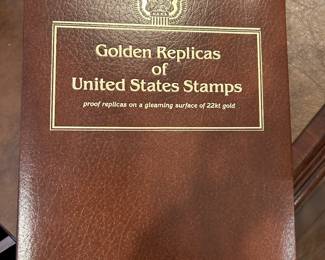 Golden Replicas of United States Stamps