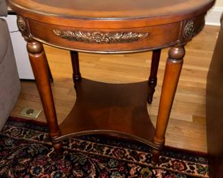 Empire Style Round Side Table