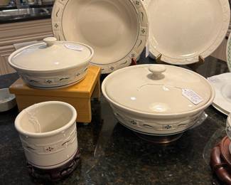 Longaberger Casserole and Bowl