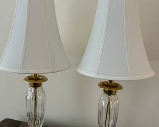 Brass/Glass Lamps