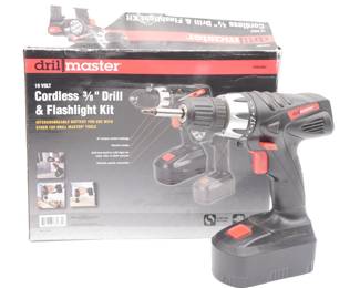 Drill Master 18V Cordless 3/8" Drill