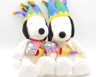 Macy's Snoopy Plush Doll 2000 Millennium Jester