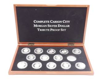 Carson City Morgan Silver Dollar Proof Set