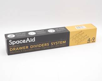 SpaceAid Bamboo Drawer Dividers System - New in Box