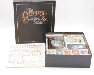 Vintage "The Quest of the Philsopher's Stone" Board Game COMPLETE
