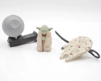 Set of 3 Vintage McDonald's Star Wars Trilogy Happy Meal Toys
