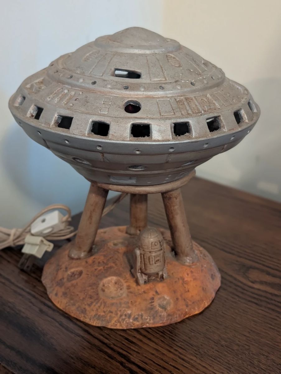 Vintage Star Wars Great Plains Mold Co. Ceramic Lamp